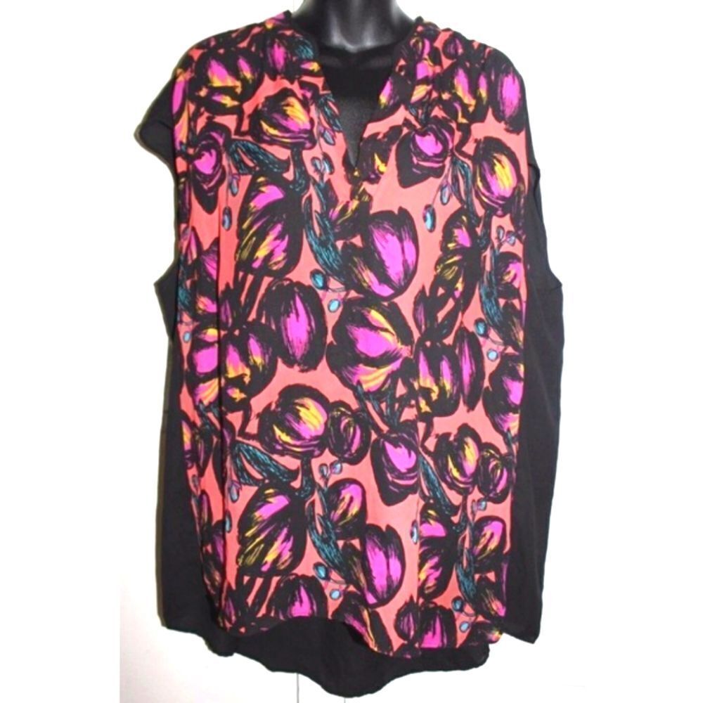 Worthington Floral Print Top sz 3x